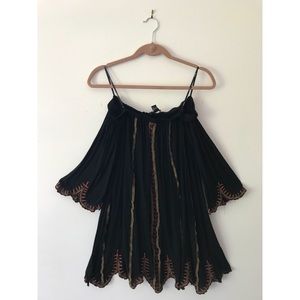 Off the Shoulder Boho Dress
